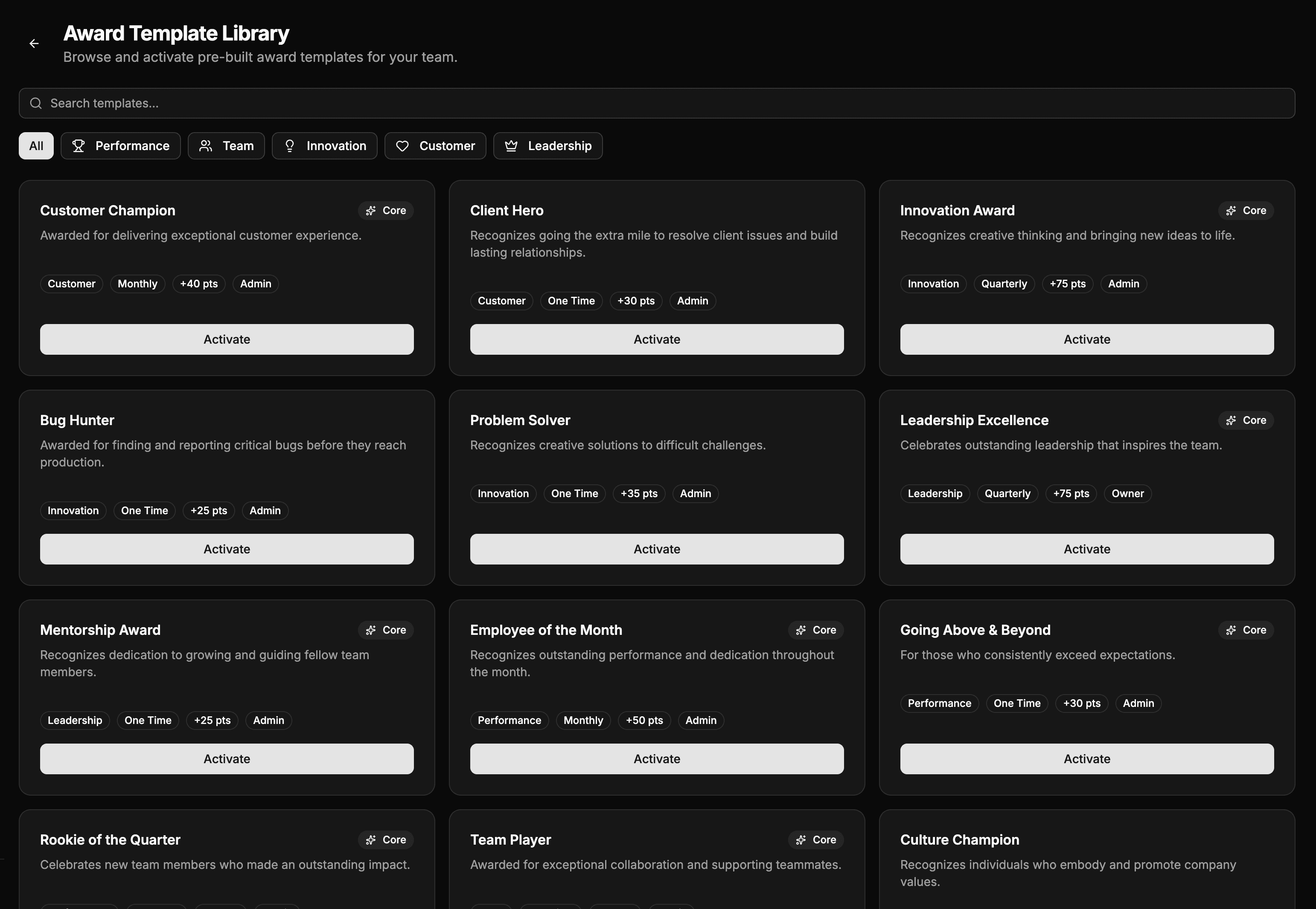 Peer-to-peer recognition that feels genuine